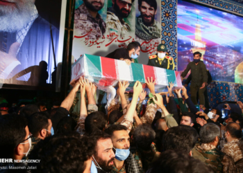 استقبال از پیکر مطهر «شهید بلباسی» در قائمشهر