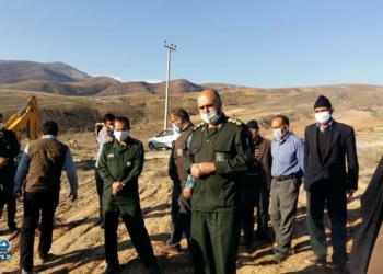 بازدید سرهنگ شریفی فرمانده سپاه شهرستان ساری از پروژه های قرارگاه پیشرفت و آبادانی سپاه در پشتکوه + تصاویر