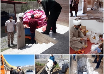 تجلیل مردم چهاردانگه از فعالیت‌های جهادی حجت الاسلام والمسلمین جلایی صلاحی