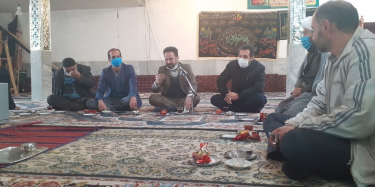 حضور رییس شرکت فرآورده های نفتی شهرستان ساری در دهستان پشتکوه چهاردانگه