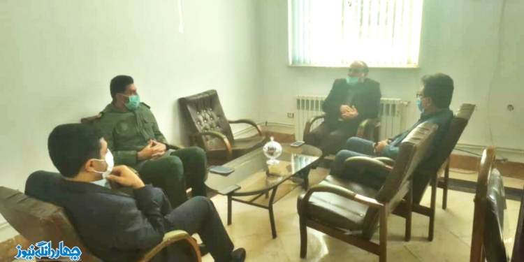 پیگیری رفع مشکلات تلفن همراه و ثابت توسط بخشدار چهاردانگه