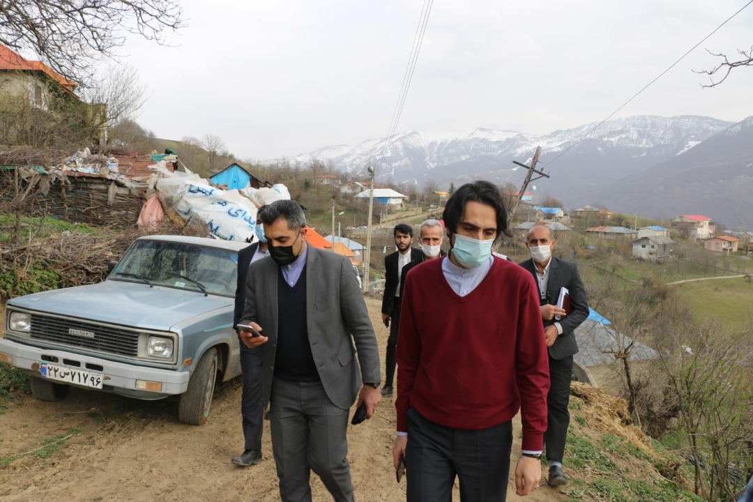بازدید سرپرست اداره کل ارتباطات و فناوری اطلاعات استان مازندران از روستاهای بخش چهاردانگه