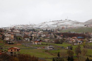 منظره برفی کلاردشت