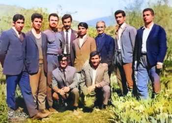تصاویر رنگی شده | عکس های تاریخی از دبستان انوری کیاسر – ۱۳۴۶