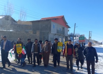خیزش مردم ولایتمدار روستای «کوات» در چهل و چهارمین بهار انقلاب + عکس