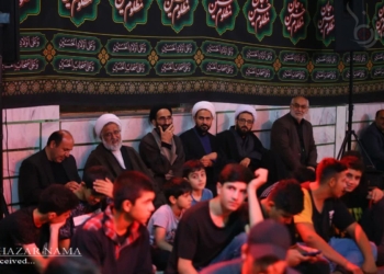 تصاویر | عزاداری هیات جوانان حضرت موسی بن جعفر(ع) کیاسر در شب هفتم محرم