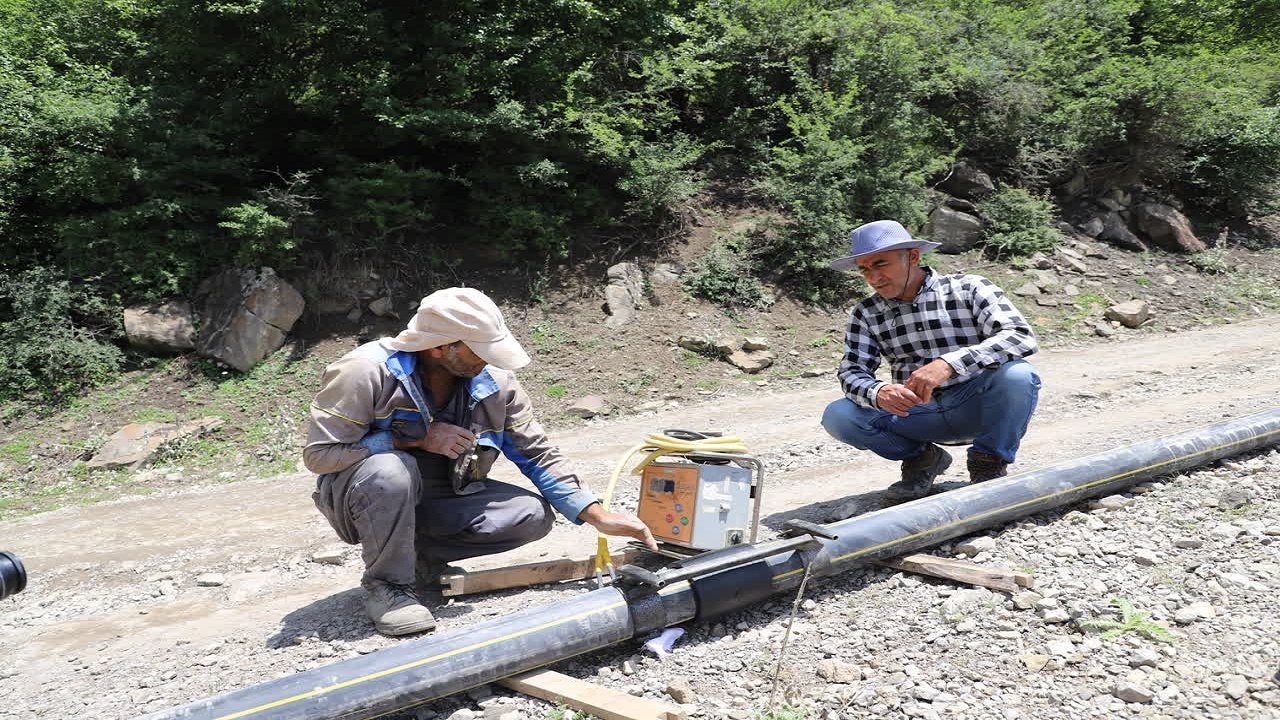 تزریق گاز به خطوط لوله ۶ روستای شهرستان سوادکوه