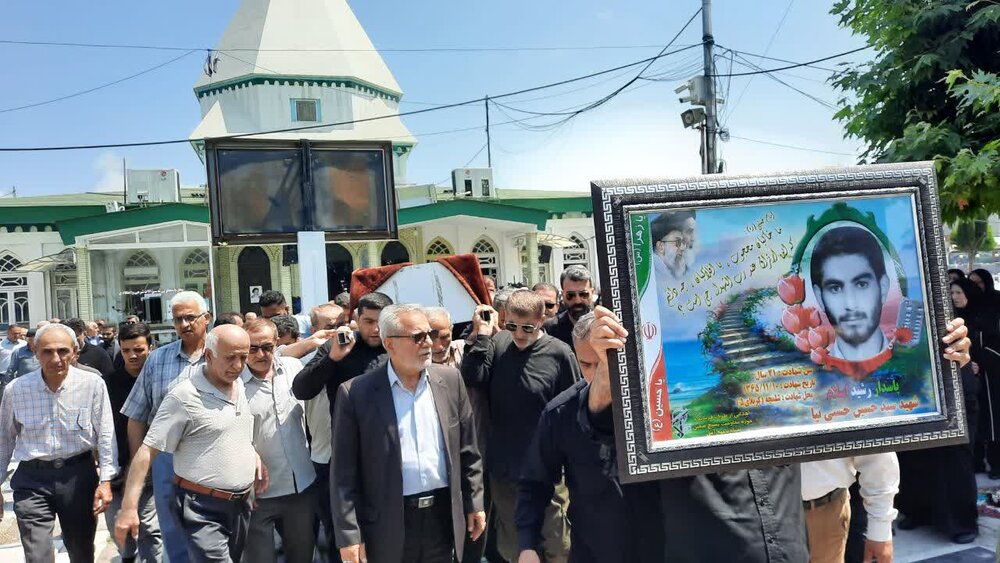 پدر شهید «حسین حسنی‌نیا» به فرزند شهیدش پیوست