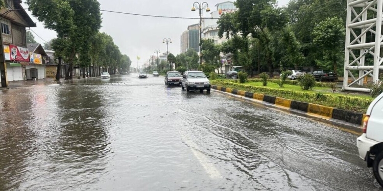 بارش ۱۱۷ میلی‌متری باران در نوشهر