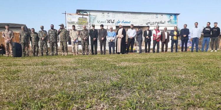 صف‌آرایی بسیجیان سیمرغ در راستای برگزاری رزمایش «الی بیت‌المقدس ۱۵»