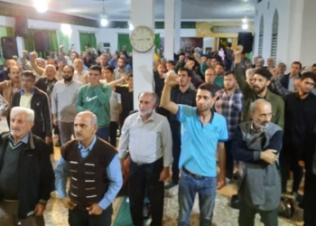 طنین شعار مرگ براسرائیل امت امام حسین(ع) مازندران از پایتخت علویان