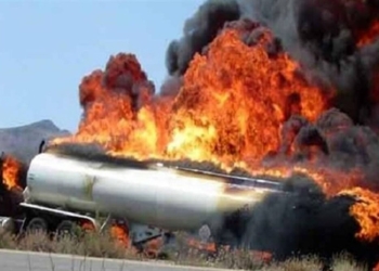 مصدوم شدن ۳ نفر بر اثر انفجار تانکر گاز در جویبار