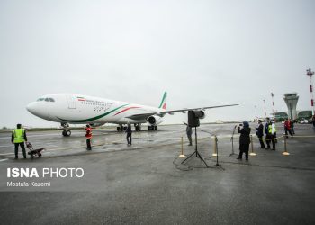 فرود اضطراری هواپیمای مسافربری در فرودگاه ساری