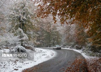 چشم مازندرانی‌ها به برف روشن شد