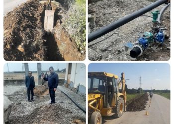 اتمام عملیات لوله گذاری خط انتقال روستای شیرسوار بابل