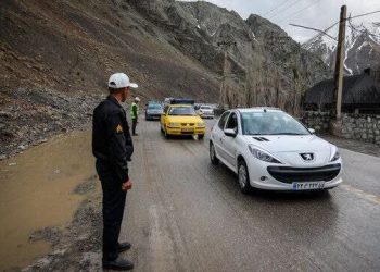 جاده چالوس از ساعت ۱۴ امروز یکطرفه می‌شود