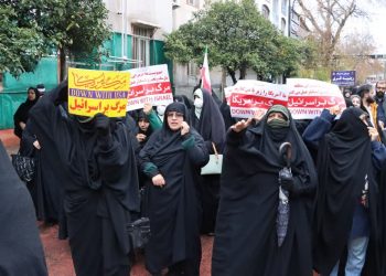 راهپیمایی همبستگی مردم مازندران در پیروزی جبهه مقاومت