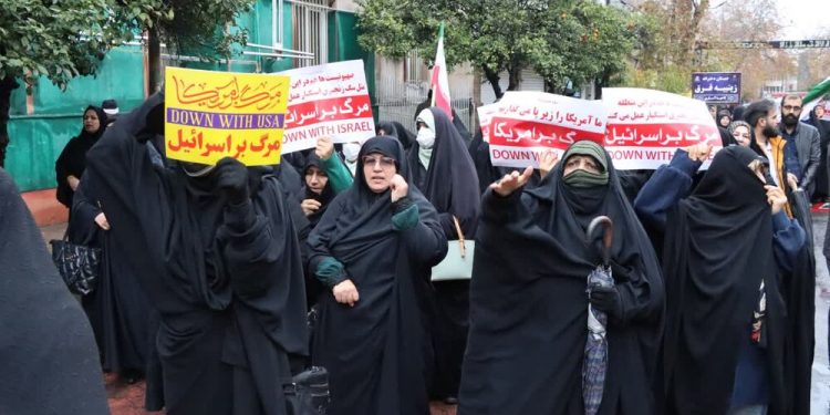 راهپیمایی همبستگی مردم مازندران در پیروزی جبهه مقاومت