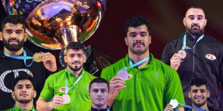 مازندران با ۷ طلا قهرمان مطلق کشتی کشور