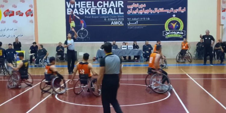 یکه تازی شهروند آمل در لیگ برتر بسکتبال با ویلچر کشور