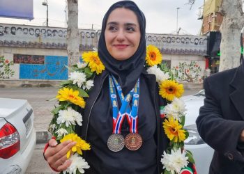 استقبال از قهرمان تیراندازی آسیا در ساری