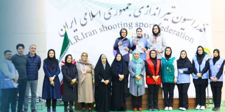 «هانیه رستمیان» روی سکوی نخست تیراندازی کشور