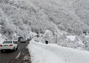 ویدئو/ تلاش بی‌وقفه راهداران و پلیس‌راه در محور کندوان چالوس