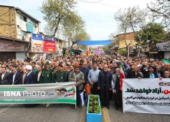 ایسنا - مراسم راهپیمایی روز قدس