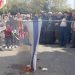 آتش کشیدن پرچم اسرائیل در راهپیمایی روز قدس شهر امامزاده عبدالله