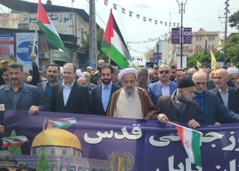 راهپیمایی علیه رژیم جعلی اسرائیل به کاخ سفید هم رسید