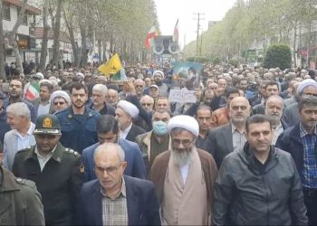 فریاد رهایی قدس مردم دیار پایتخت علویان