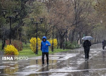 باران و تگرگ در راه مازندران
