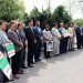 تجمع دانشجویان دانشگاه شمال آمل در حمایت از مردم غزه