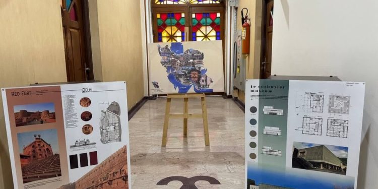 نمایش معماری بناهای تاریخی ایران و جهان در قاب هنرجویان آملی