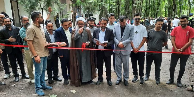 نخستین مدرسه و پیست دوچرخه سواری جنگلی کشور در آمل بهره‌برداری شد