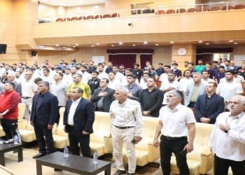 ۱۱۰ داور و کمک داور مازندرانی در کلاس دانش افزایی پیش فصل فوتبال