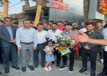 استقبال از اولین مدال آور آسیایی کشتی فرنگی بابلسر