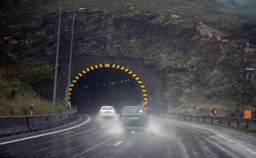 هشدار پلیس راه مازندران درباره لغزندگی جاده‌ها
