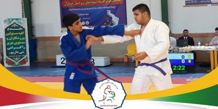 پیکار جودوکاران نونهال مازندران در نوشهر