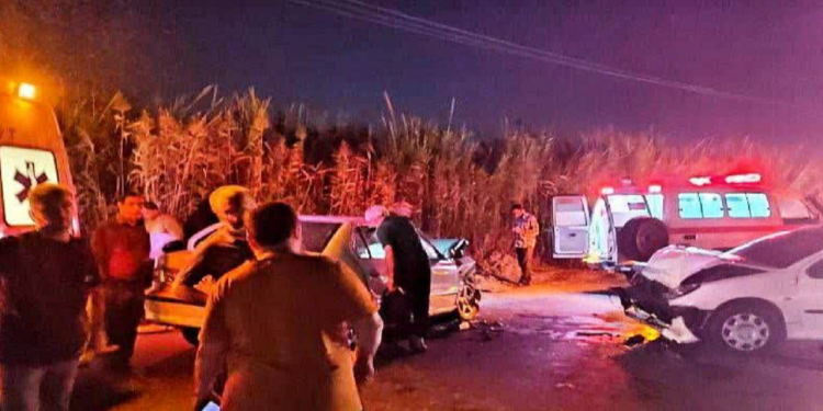 تصادف در محور چپکرود شهرستان جویبار ۵ زخمی برجای گذاشت