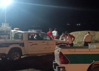 سقوط خودرو به دره و فوت ۲ سرنشین در محور کوهستانی شهرستان ساری