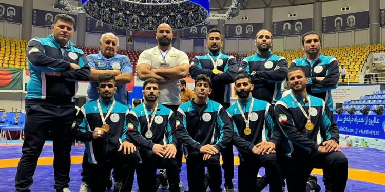 تیم ملی کشتی پهلوانی ایران با کادر فنی مازندرانی جام قهرمانی آسیا را کسب کرد