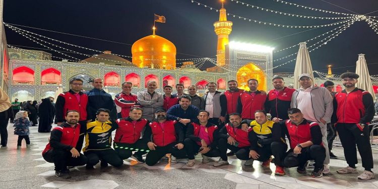 سفر معنوی، فرهنگی و ورزشی رسانه ورزش به مشهد مقدس
