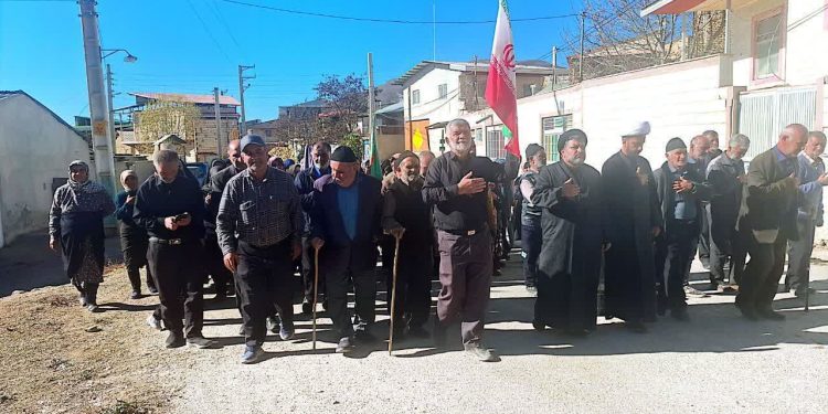 گزارش تصویری عزاداری حضرت فاطمه زهرا (ع) در بخش چهاردانگه