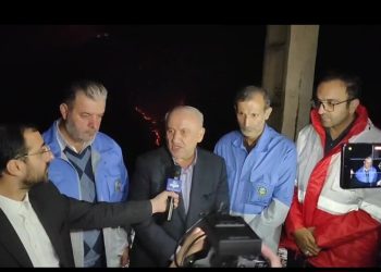 استاندار مازندران: آتش‌سوزی جنگل‌های الیت در حال مهار است