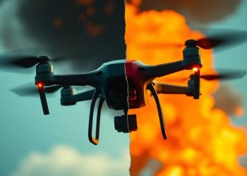 استفاده از پهپاد برای پایش دقیق آتش‌سوزی جنگل‌های الیت مرزن‌آباد 