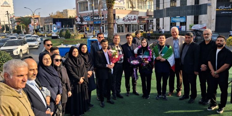 استقبال از قهرمانان افتخارآفرین المپیک ناشنوایان و کم ناشنوایان ۲۰۲۵ توکیو در بابلسر + فیلم