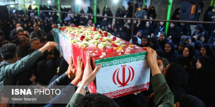 ایسنا - مراسم تشییع پیکر شهید گمنام