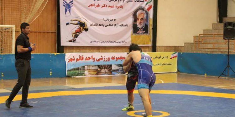 قهرمانی مازندران در مسابقات کشتی آزاد دانشجویان دانشگاه آزاد کشور