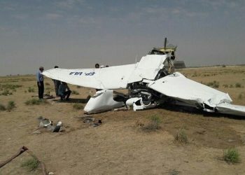 وقوع حادثه برای هواپیمای تفریحی در نوشهر